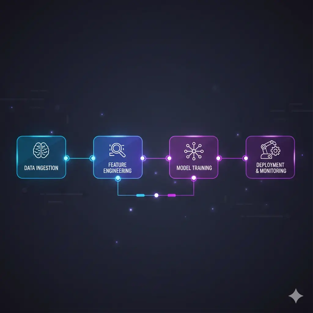 Diagrama del proceso: Descubrimiento, Evaluación, Informe, Seguimiento